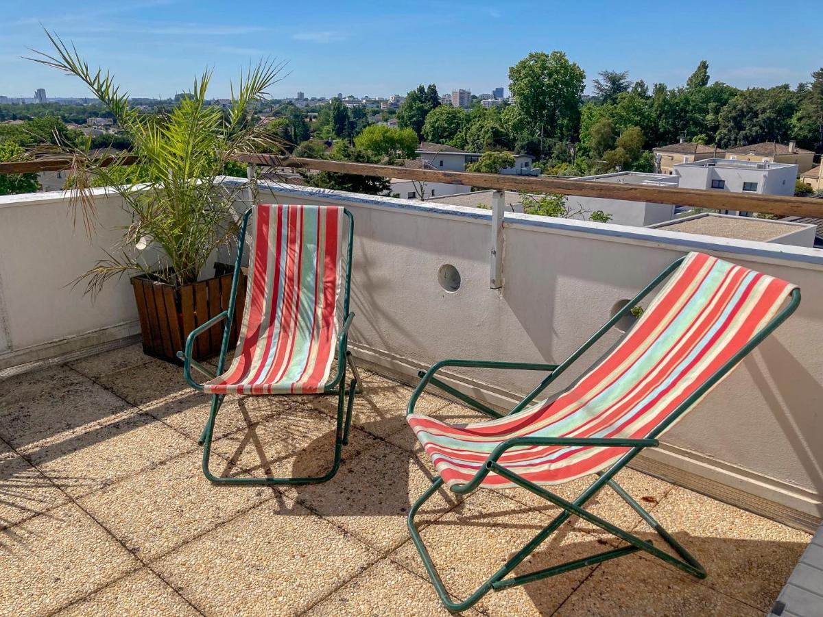 Proche Bordeaux Appartement 75 M2 Rooftop Bruges Luaran gambar