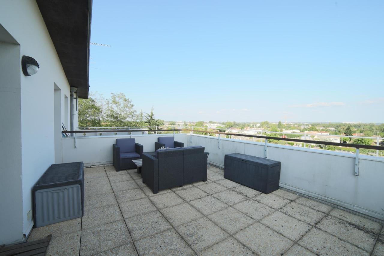 Proche Bordeaux Appartement 75 M2 Rooftop Bruges Luaran gambar